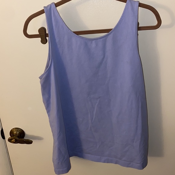 L.L.Bean Pastel Purple Tank Top - Picture 2 of 3